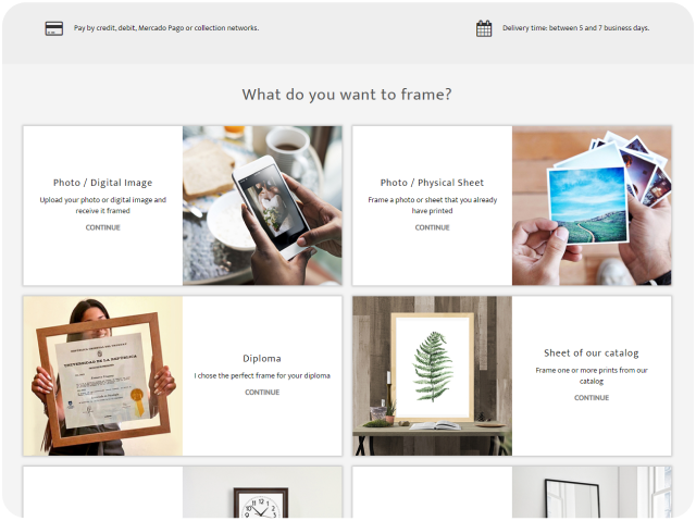 Enmarco - Tech stack Website Landing page design